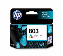 HP 803 Tri-color Original Ink Cartridge view 1
