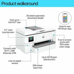 HP OfficeJet Pro 9720 Wide Format All-in-One view 2