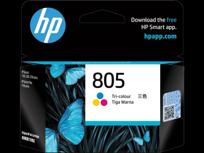 HP 805 Tri-color Original Ink Cartridge