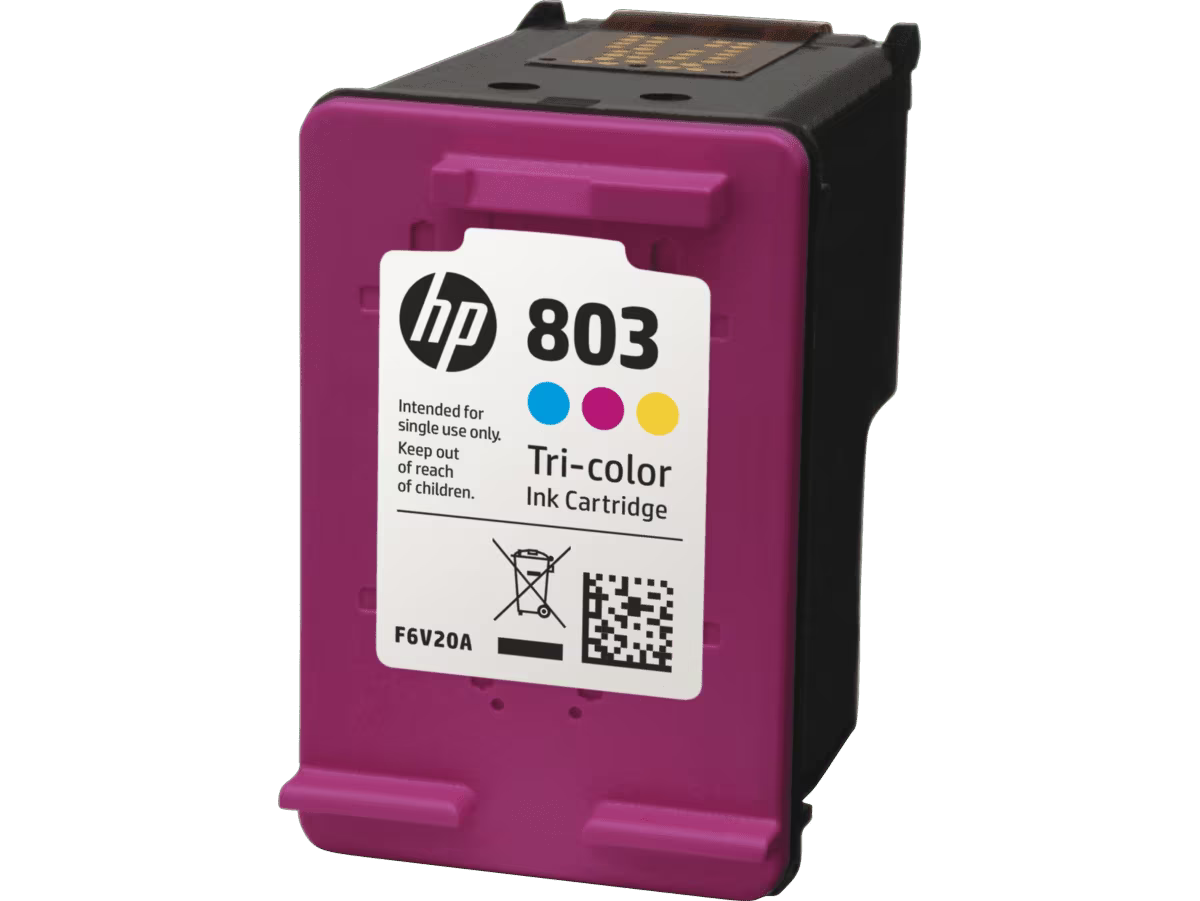 HP 803 Tri-color Original Ink Cartridge view 2